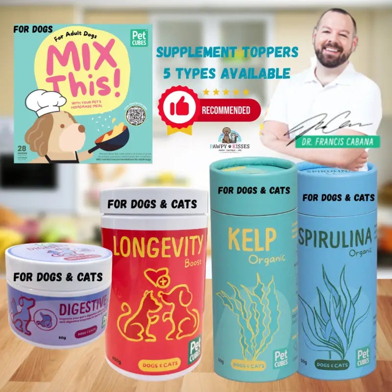 [8% OFF]Petcubes Supplement Toppers Formulated By Dr Francis (5 Types Available)