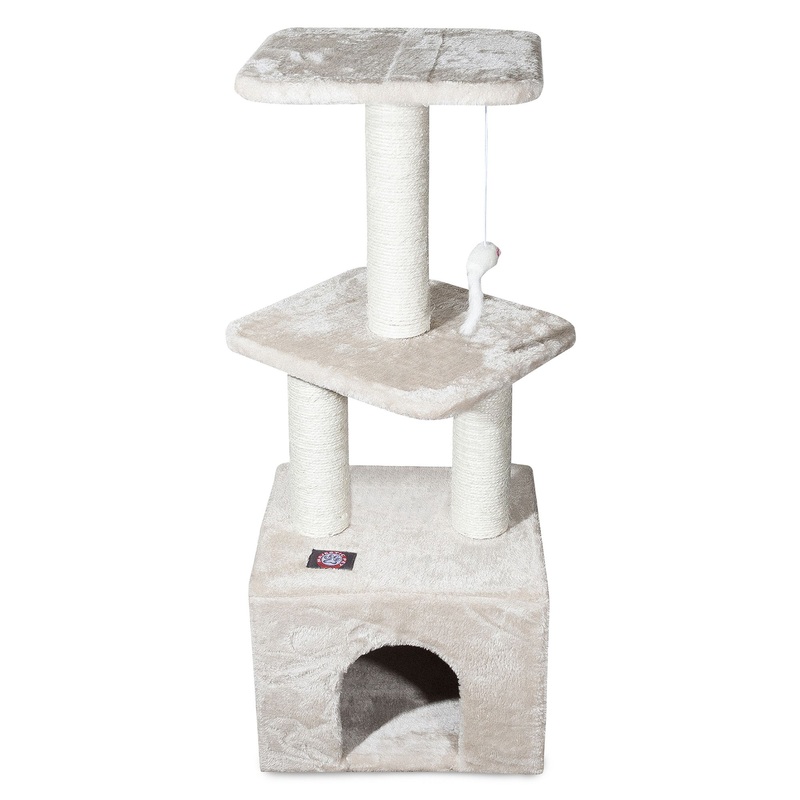 Majestic Pet 40-in Casita Cat Tree, Tan