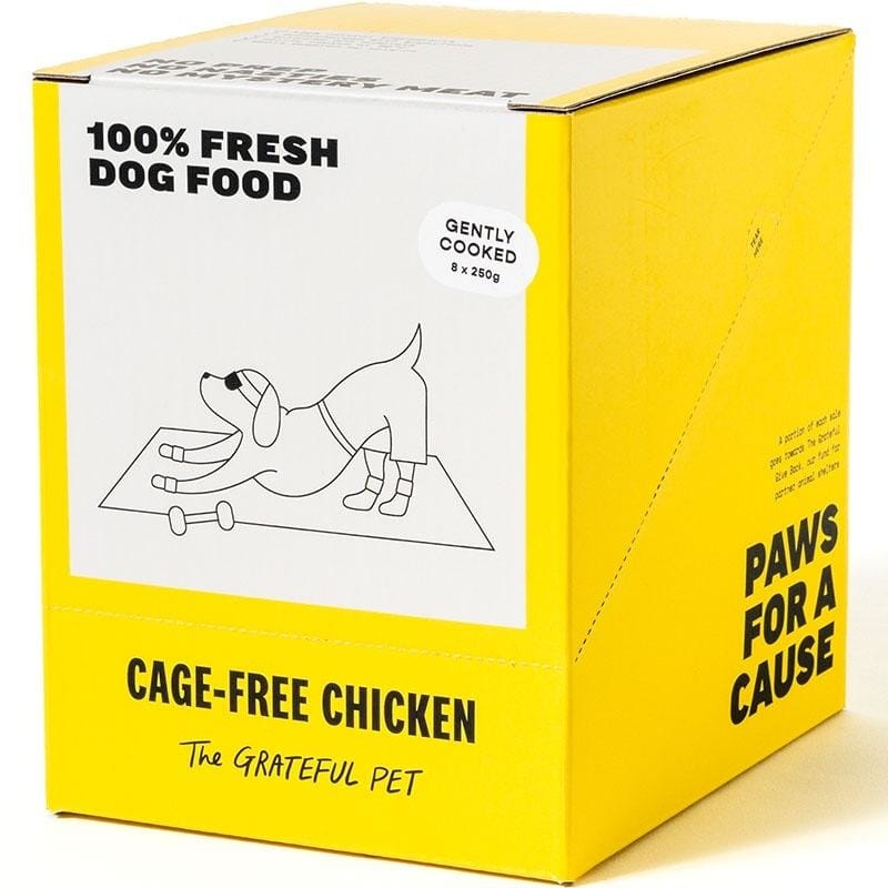The Grateful Pet Gently Cooked Cage-free Chicken Frozen Dog Food 2kg
