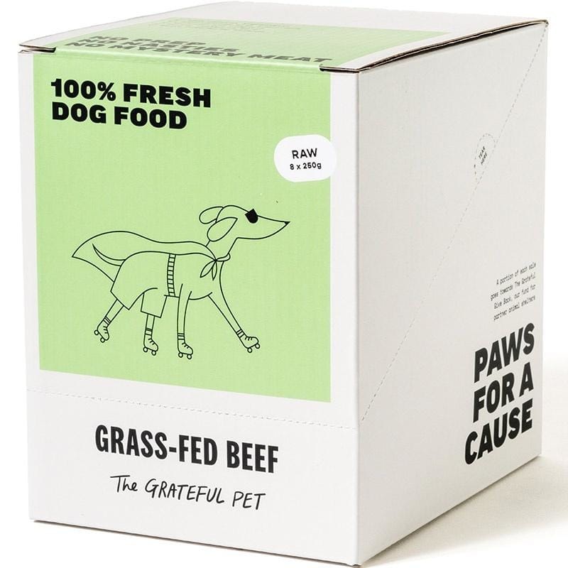 The Grateful Pet Grass-fed Beef Raw Frozen Dog Food 2kg