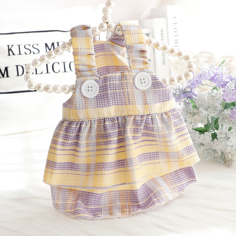 Summer Soda Waffle Pet Dress|Green|Violet|S|M|L|XL|XXL