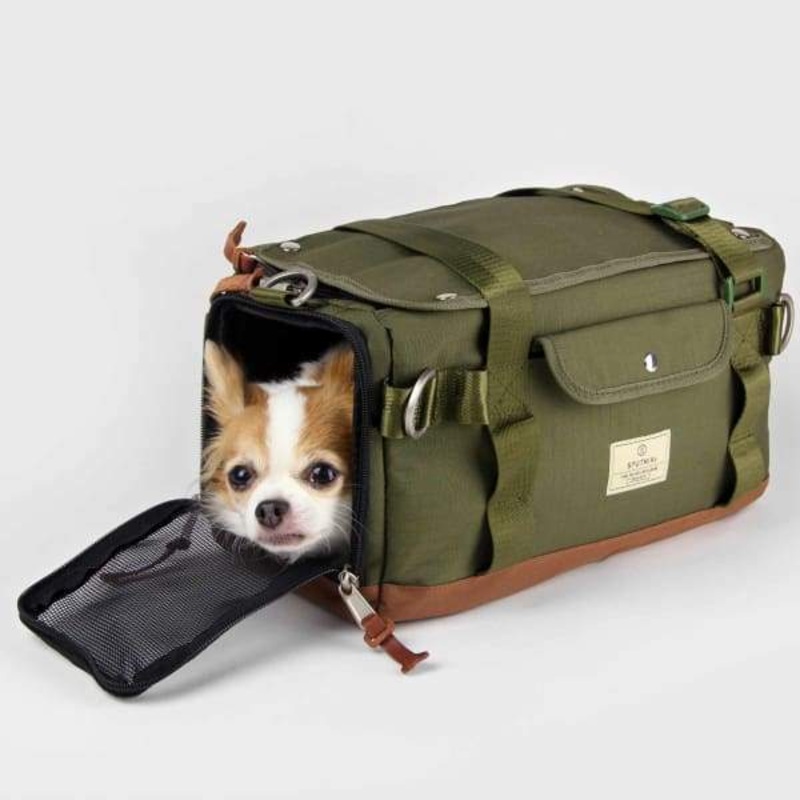 Sputnik Multi-Function Light Weight Breathable Green Pet Carrier
