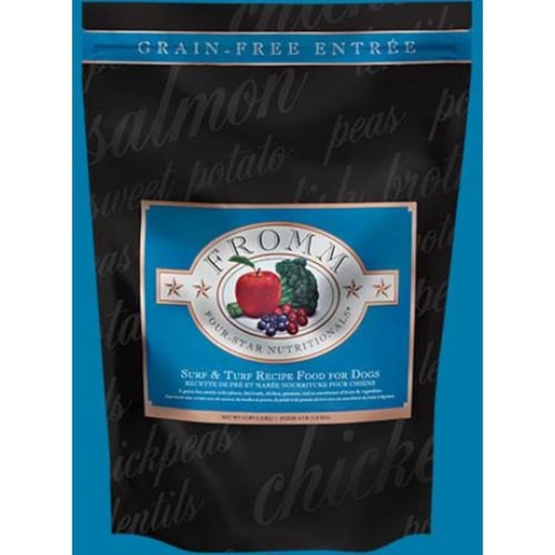[10% OFF] Fromm Family Surf N Turf Recipe Grain-Free Dry Dog Food (2 Sizes)