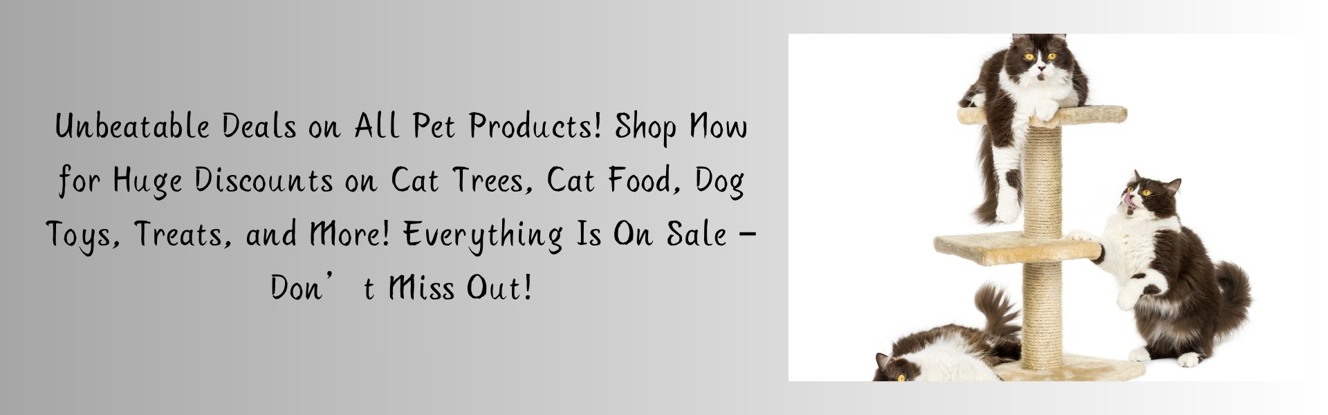 Buy Cat Trees, Cat Food & Pet Accessories for Dogs & Cats